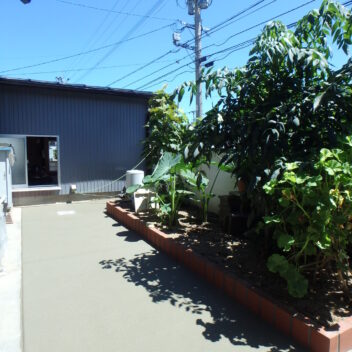 福岡市でコンクリート施工しました!